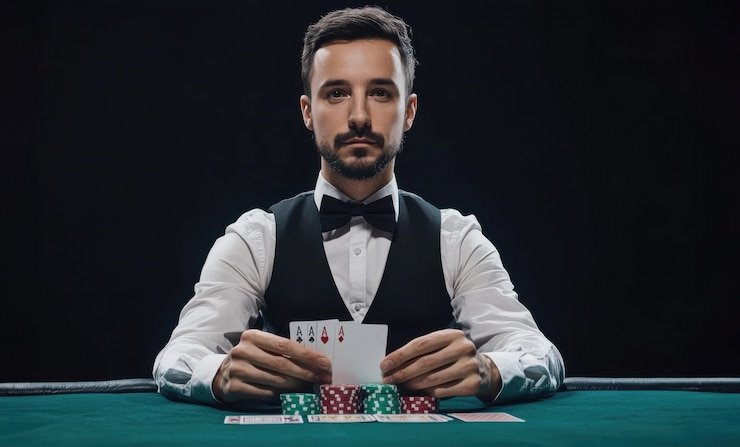 naga win11.com mobile app showing active baccarat table with player balance display